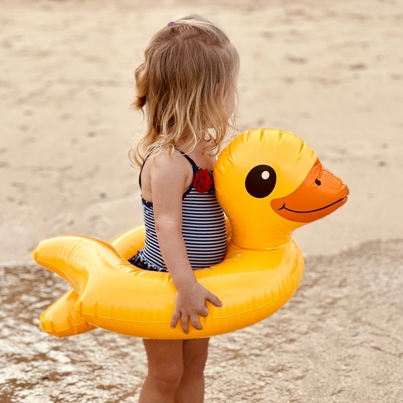 Little Me Baby Girl One-Piece Skirted Swimsuit - Picture 5 of 6